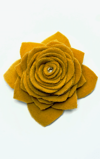 Handmade Recycled Fabric Brooch