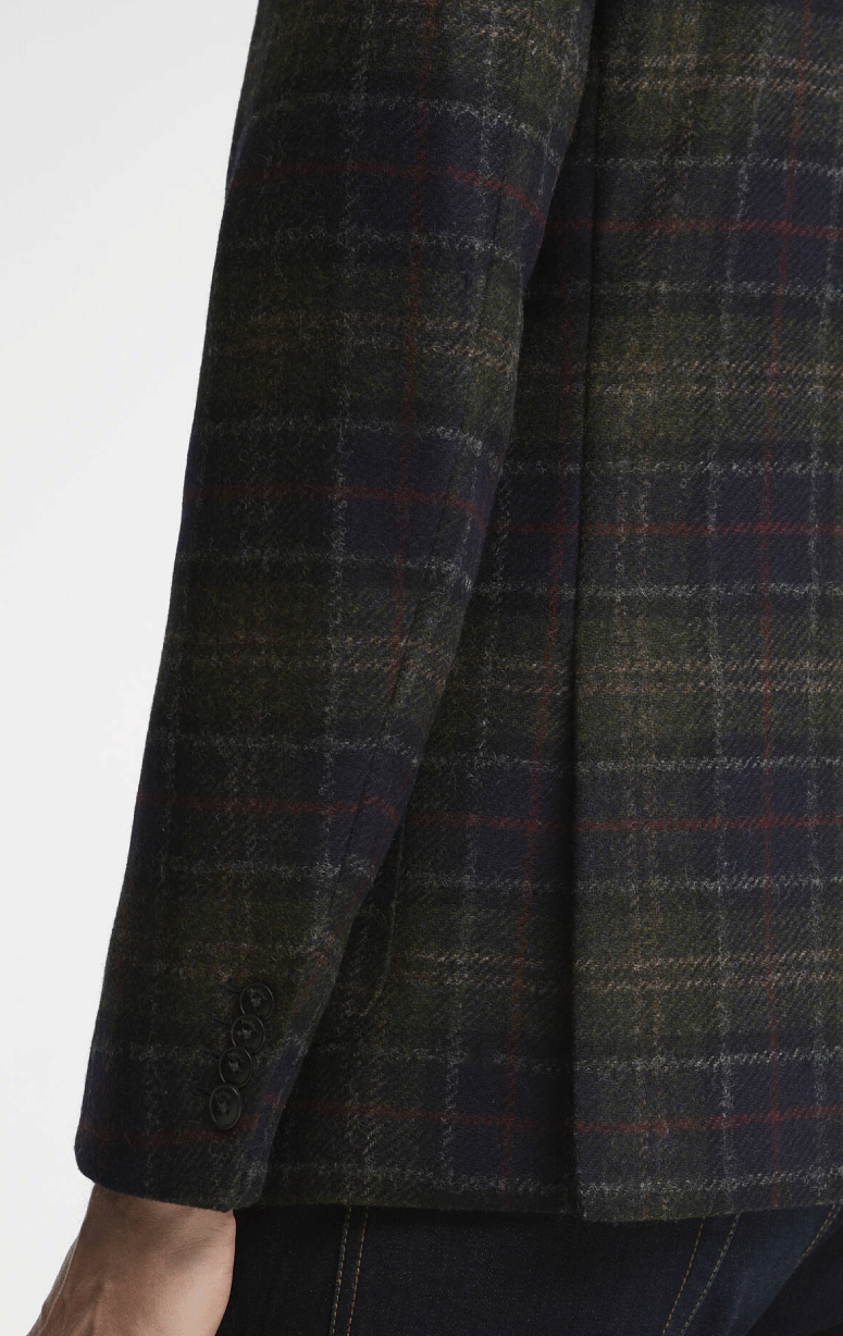 Barbour- Sanders Moons Tartan Blazer