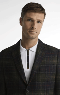 Barbour- Sanders Moons Tartan Blazer