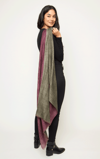 Ama Pure- Double-faced Superfine Wool Scarf