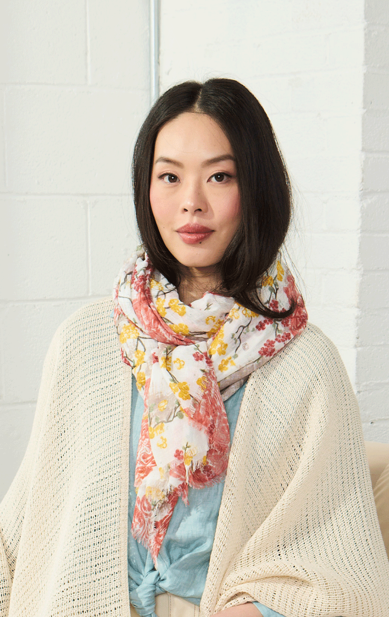 Gaynor- Modal & Silk Scarf