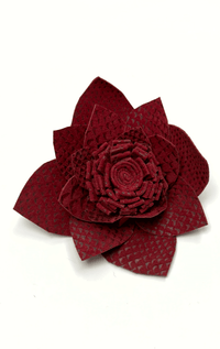 Handmade Recycled Fabric Brooch