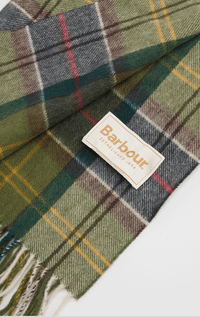 Barbour- Mixed Tartan Lambswool Scarf