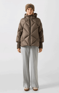 Bogner- Down Filled Jacket with Knit Cuff
