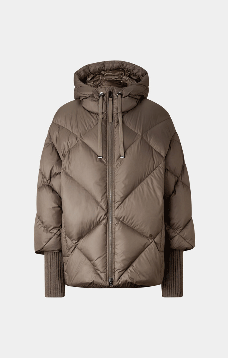 Bogner- Down Filled Jacket with Knit Cuff