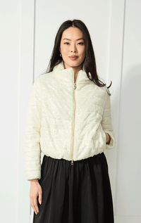 Martylo- Sequin Bomber Jacket