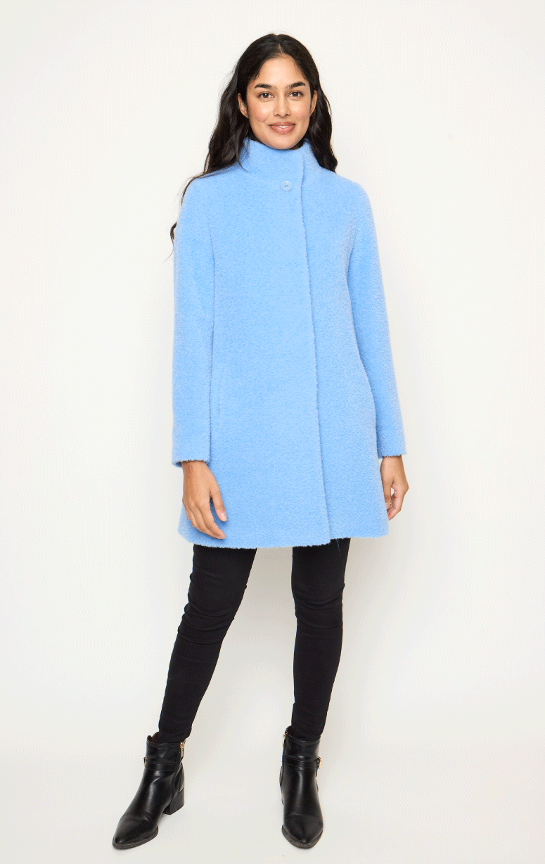 Cinzia Rocca- 3/4 Alpaca and Wool Jacket - Barrington's