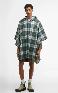 Barbour - Tartan Showerproof Packable Poncho - Barrington's