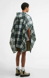 Barbour - Tartan Showerproof Packable Poncho - Barrington's
