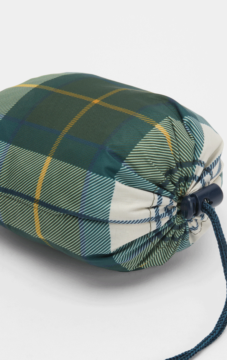 Barbour - Tartan Showerproof Packable Poncho - Barrington's