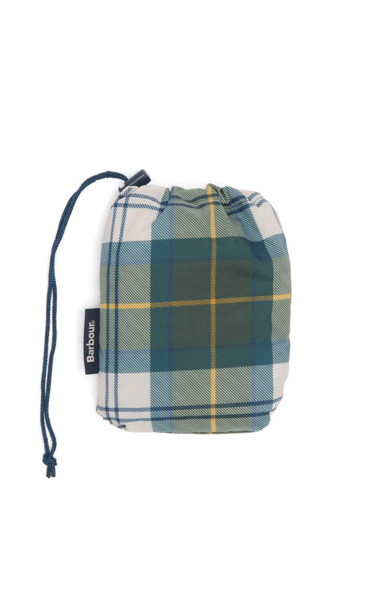 Barbour - Tartan Showerproof Packable Poncho - Barrington's