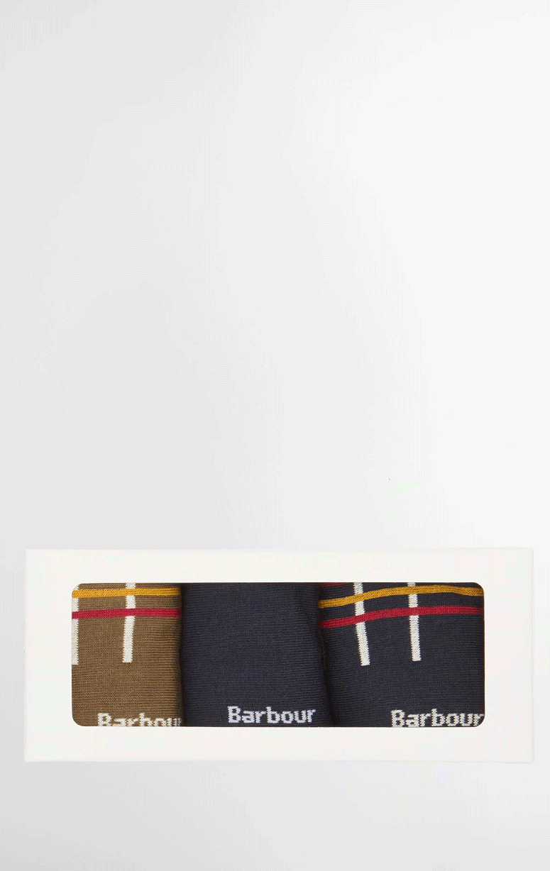 Barbour- Tartan Sock Box Set