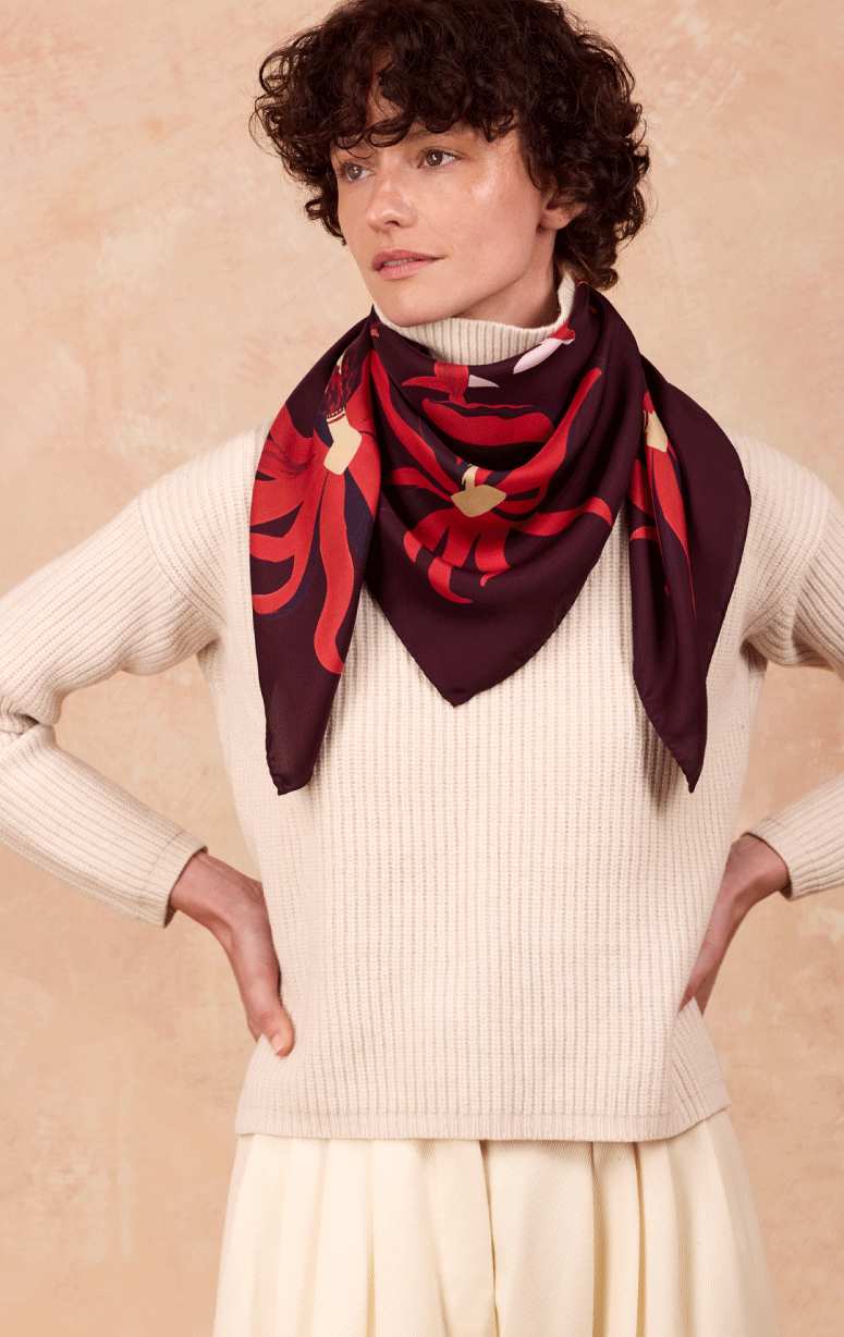 Petit Jean- Silk Square Scarf