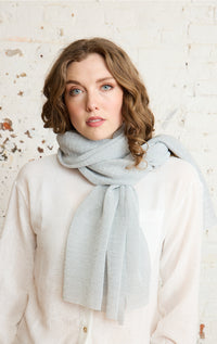 Gaynor- Pleated Scarf with Sparkle