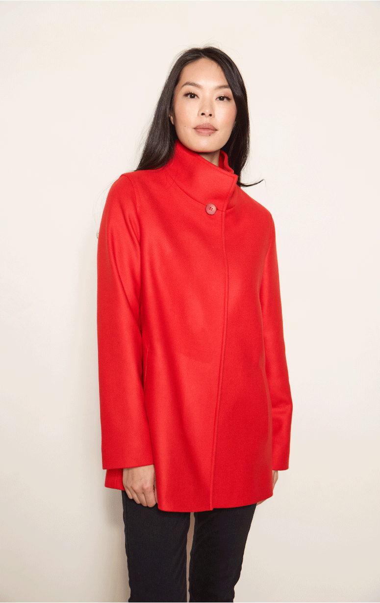 Barrington's- Stand Collar Jacket