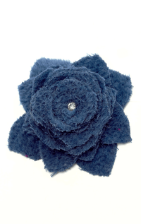 Handmade Recycled Fabric Brooch