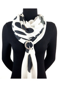 Lolili- Modal & Cashmere Scarf- Tasmanian Dots - Barrington's