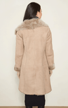 HISO- Raw Edge Shearling Coat - Barrington's