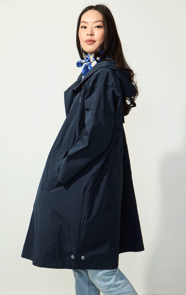 Pret Pour Partir- Oversized Jacket with Gathered Waist