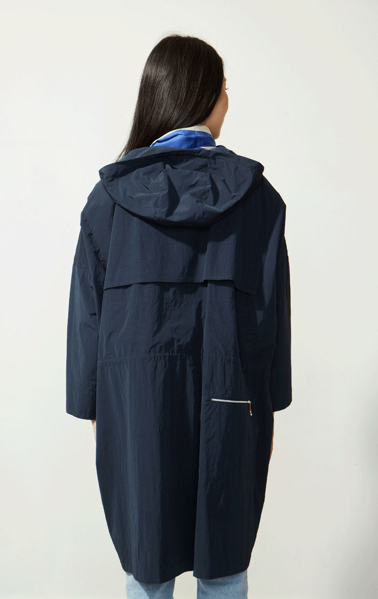 Pret Pour Partir- Oversized Jacket with Gathered Waist