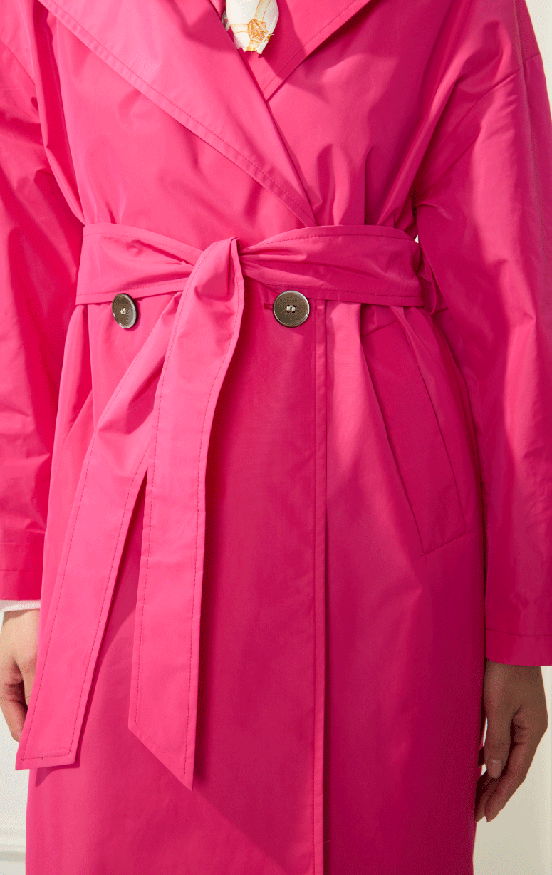 HISO- Belted Trench Coat