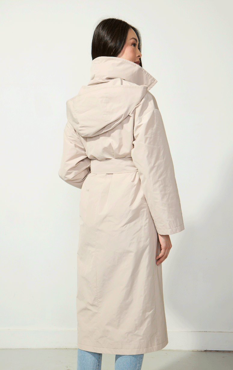 HISO- Belted Trench Coat