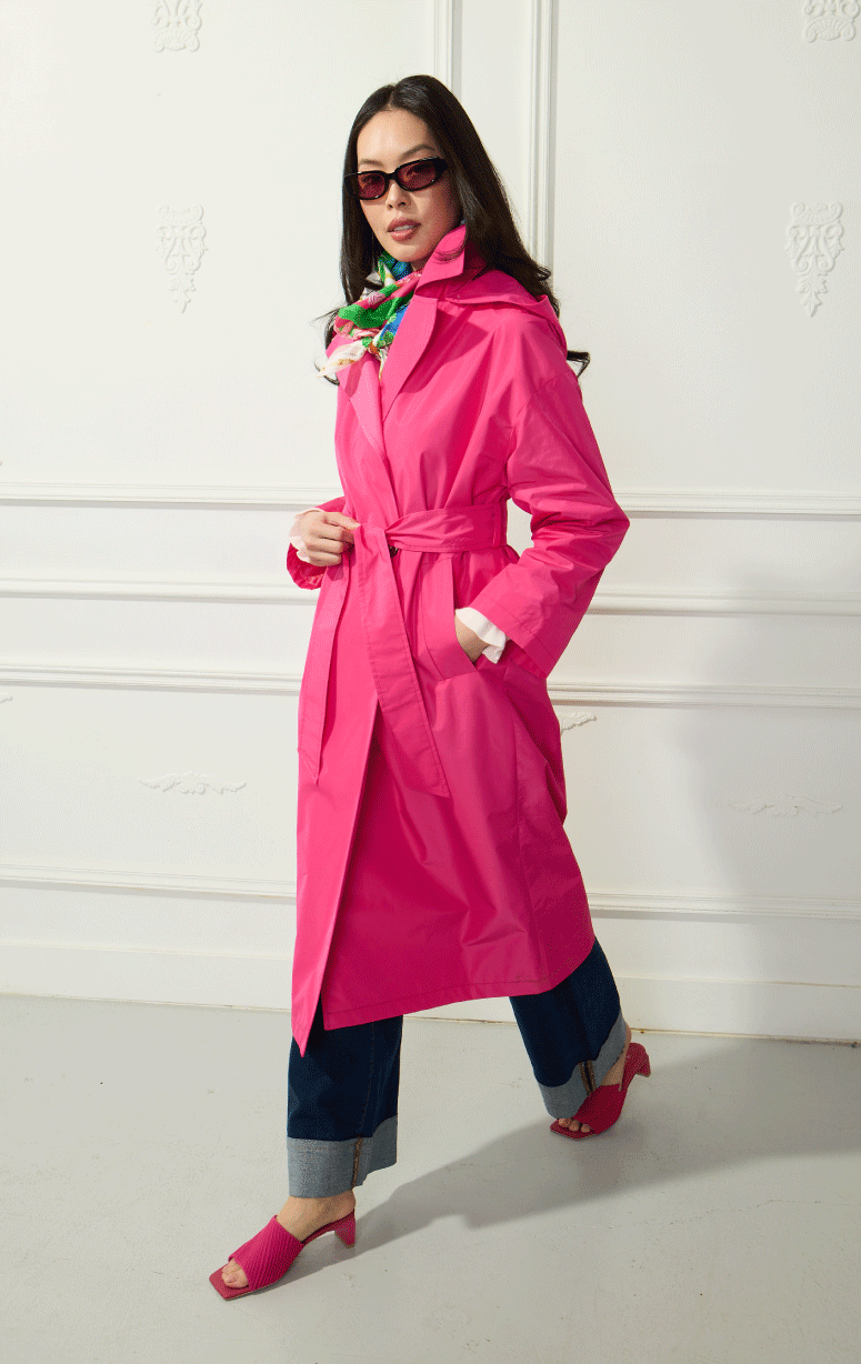 HISO- Belted Trench Coat