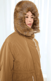 Violanti- Parka with Faux Fur Trim - Barrington's
