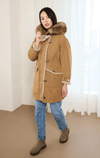 Violanti- Parka with Faux Fur Trim - Barrington's