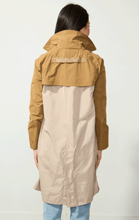 Violanti- Two Tone Lightweight Mac Coat