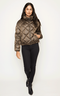 Violanti- 3/4 Down-filled Jacket with Stud Detail - Barrington's