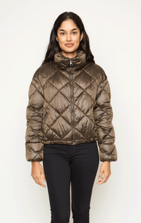 Violanti- 3/4 Down-filled Jacket with Stud Detail - Barrington's