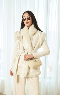 Violanti- Faux Shearling Vest - Barrington's