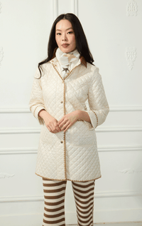 Violanti- Quilted Barn Jacket with Piping