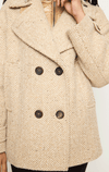 Violant- Double Breasted Jacket with Puffer Bibb