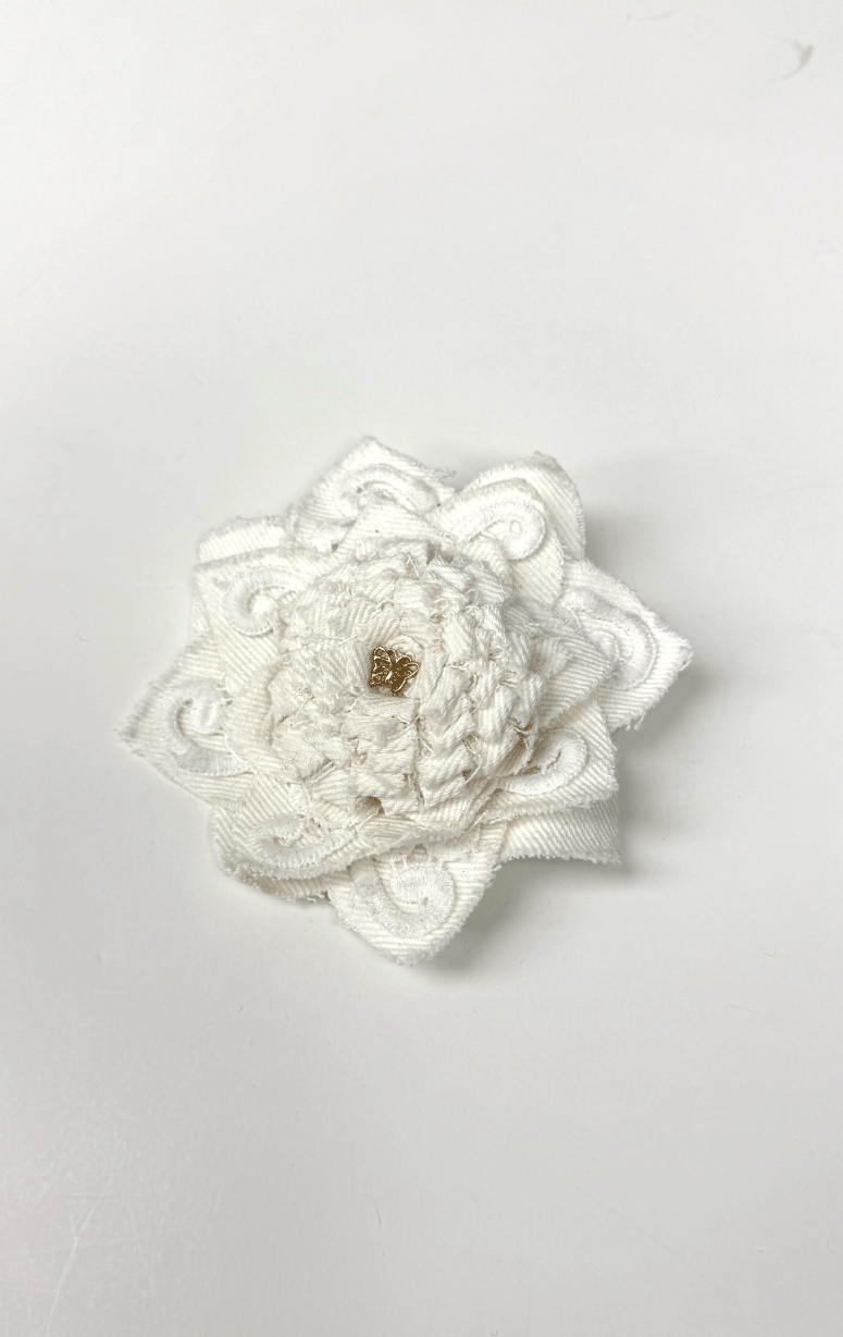 Handmade Recycled Fabric Brooch - Barrington's