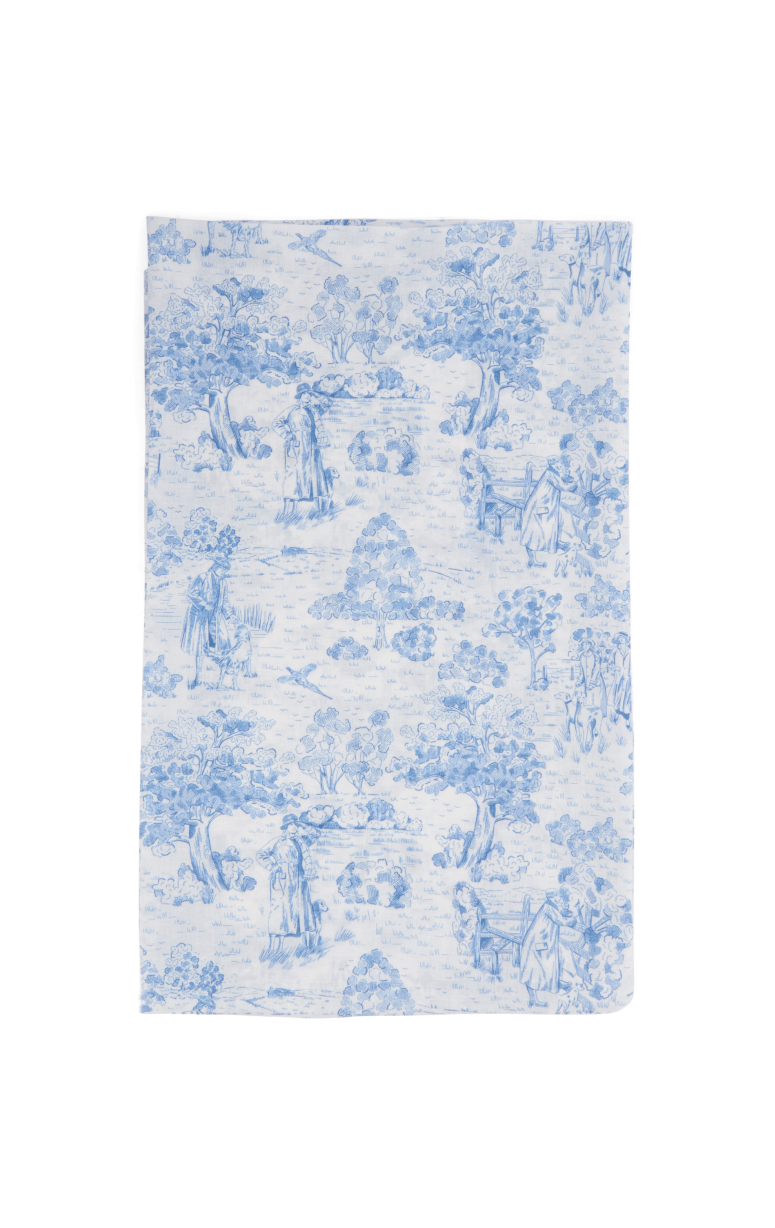 Barbour- Vintage Print Cotton Scarf - Barrington's