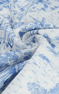 Barbour- Vintage Print Cotton Scarf - Barrington's