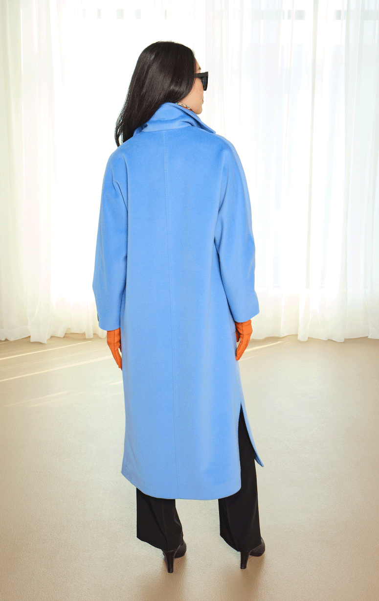 Cinzia Rocca- Long Coat with Pic Stitch - Barrington's