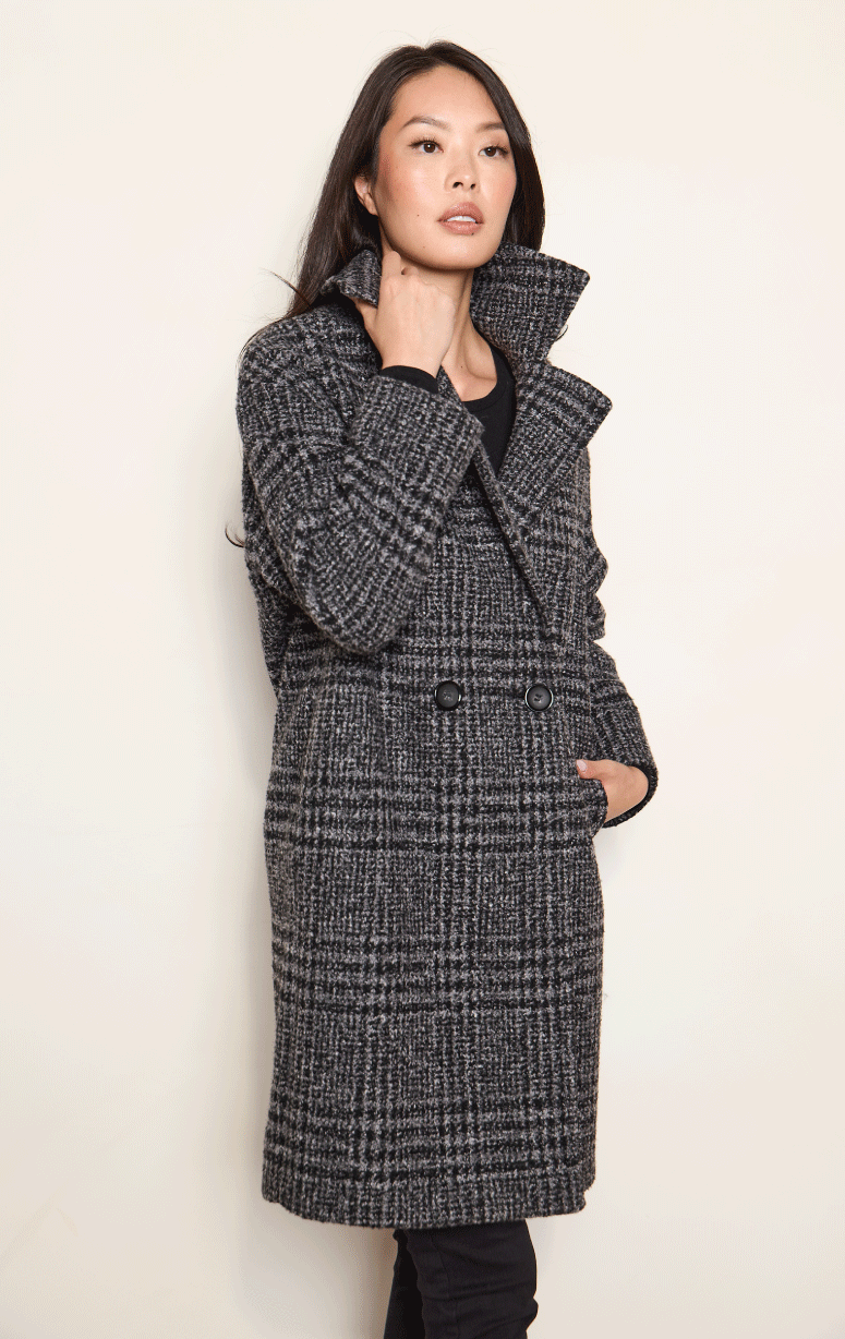 Cinzia Rocca- 3/4 Houndstooth Jacket - Barrington's
