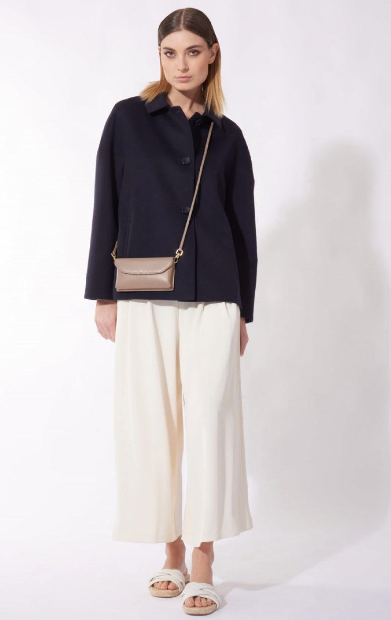お値下げ★L'Appartement/BRENTELLA cluch bag Bottega Veneta Bi-fold Long Wallet Grey Intrecciato 676593 f
