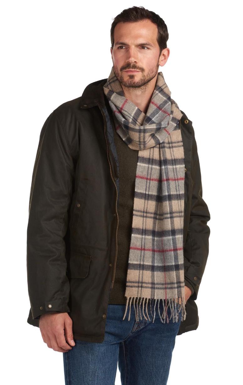 Belongs Guidelines The church barbour wool and cashmere tartan scarf ...