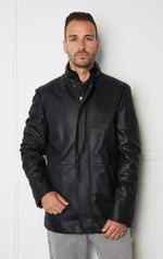 Barrington's Private Label - Men's Leather 3/4 Jacket