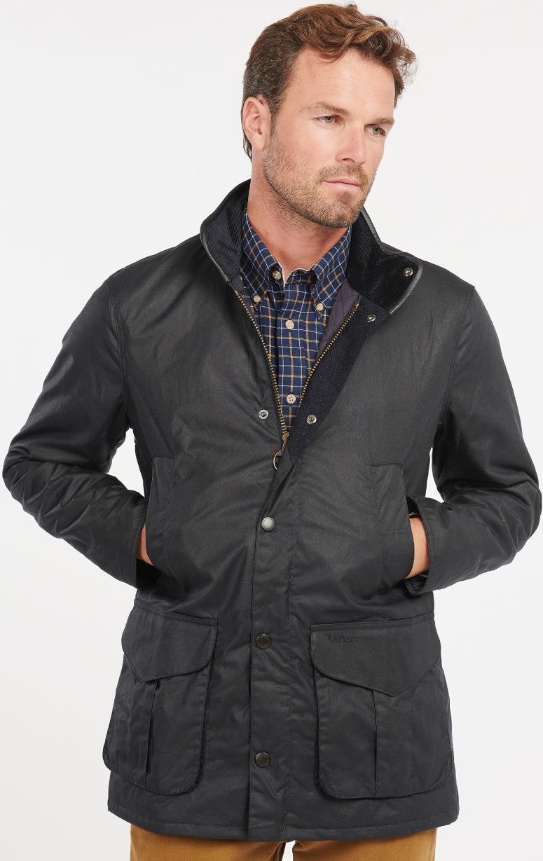 Buy Barbour® International Black Waxed Iconic Biker Jacket from the Next UK  online shop